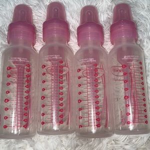 Four 8oz. Dr brown bottles